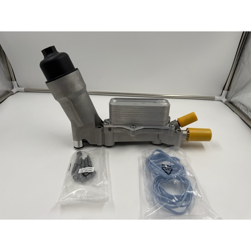 Upgraded Aluminum Engine Oil Filter Housing Kit With Oil Cooler Sensor